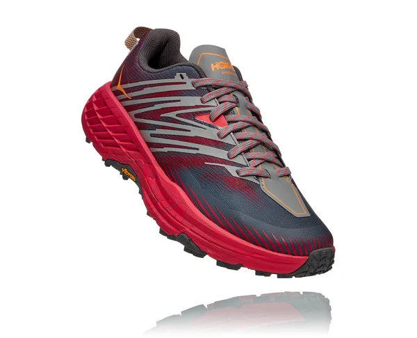 Hoka One One Women's Speedgoat 4 - 7 - Castlerock - Paradise Pink