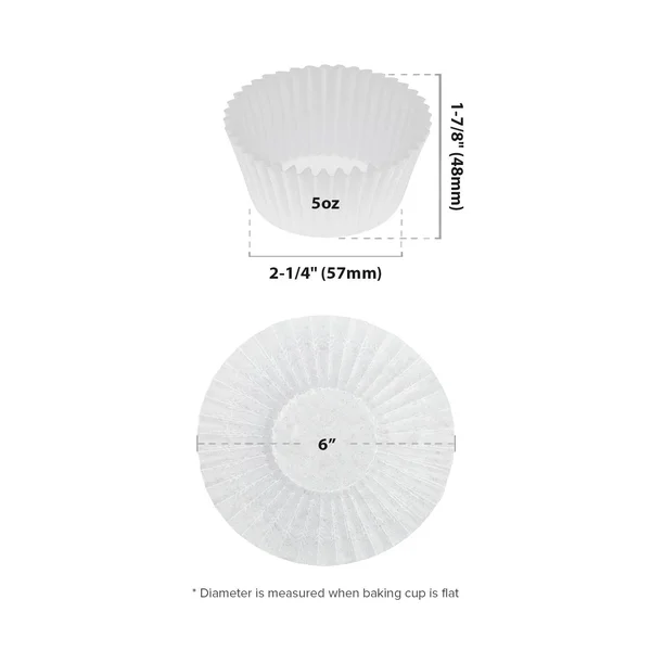 Royal 6x22 Baking Cup, Case of 10, 000