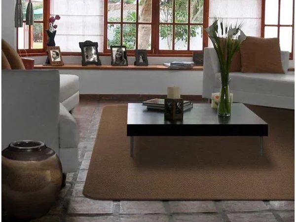 House - Home and More Skid-Resistant Carpet Indoor Area Rug Floor Mat - Toffee Brown - 5& x 8& - Many Other Sizes to Choose from