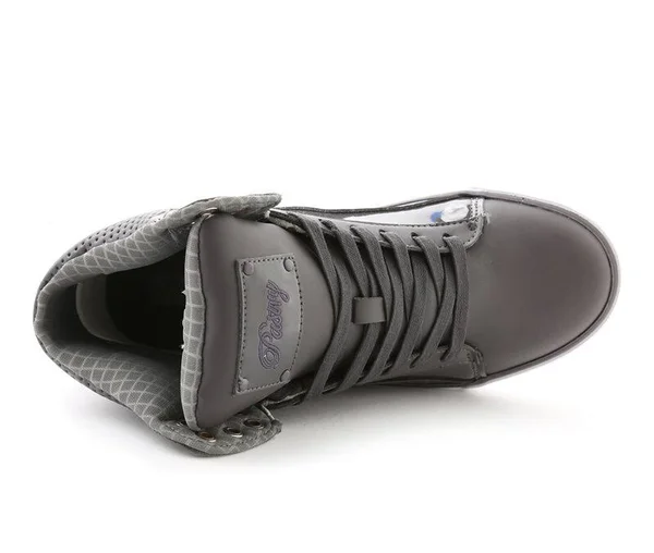 Pastry Pop Tart Grid Adult Sneaker - 5 - Charcoal