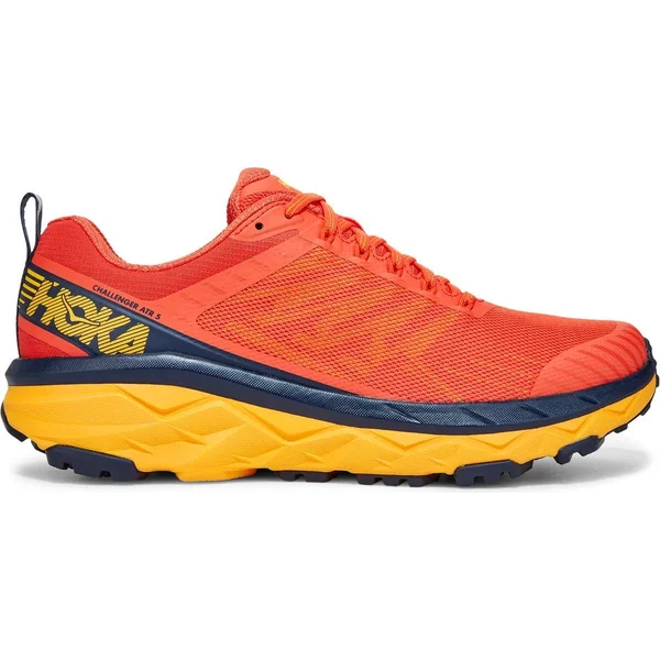 Hoka One One Men's Challenger ATR 5 Shoe - 12.5 - Mandarin Red, Black Iris