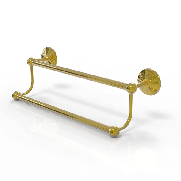 Allied Brass Prestige Monte Carlo Collection 24 inch Double Towel Bar Polished Brass