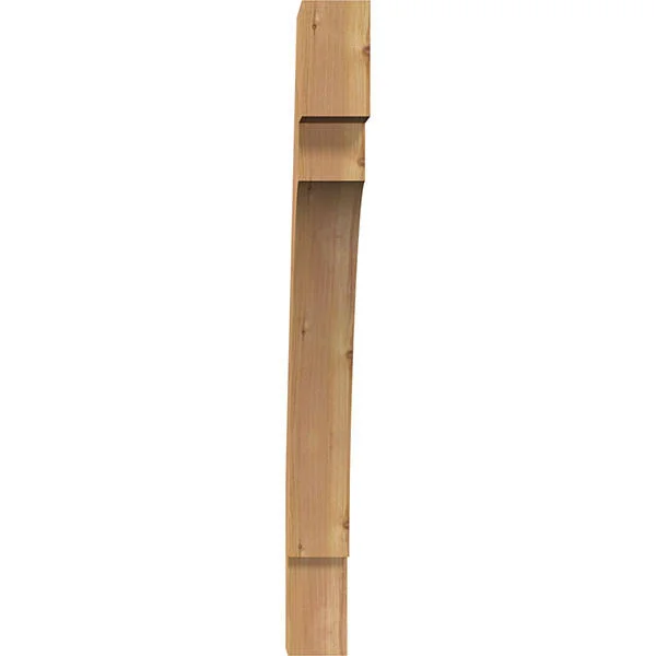 3 1/2x22W x 28x22D x 36x22H Merced Smooth Brace - Western Red Cedar