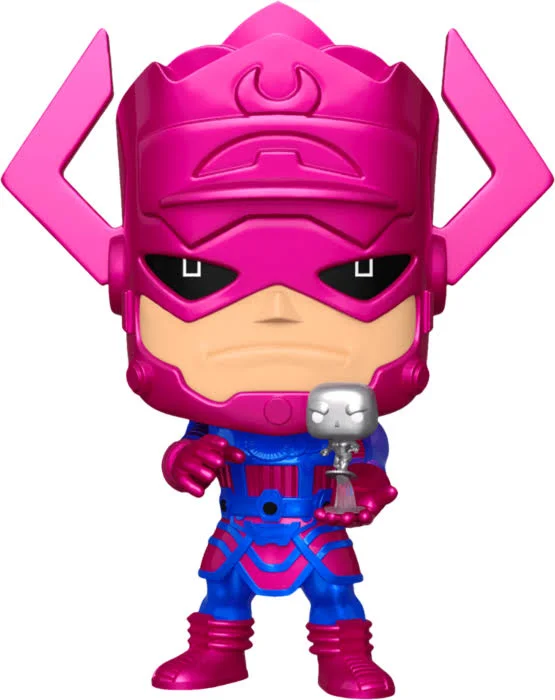Fantastic Four - Galactus with Silver Surfer Metallic 10 Inch Pop! Vinyl Figure