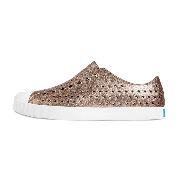 Native Shoes Women's Jefferson Bling - Metal Bling - Shell White - 9