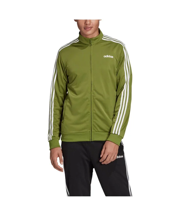 Adidas Men's Essentials 3-Stripes Tricot Track Jacket