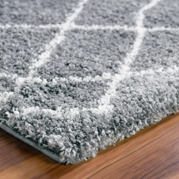 Soft Touch Shag Cloud Gray 8x11 Area Rug