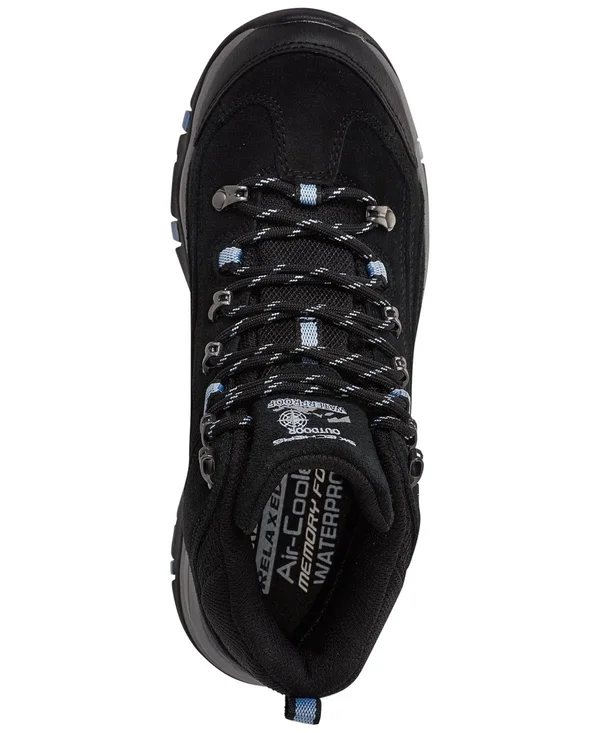 Skechers Women's Relaxed Fit: Trego - Alpine Trail Boots - Black/Charcoal, 7.5