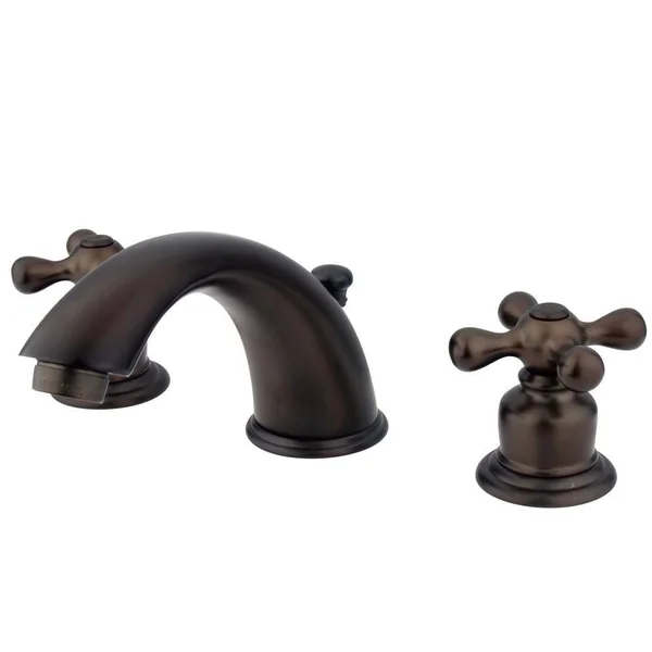 Kingston Brass KB971X Victorian Widespread Lavatory Faucet with Retail Pop-Up, Polished Chrome