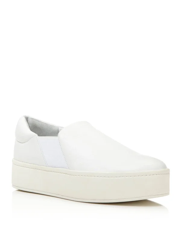 Vince Women's Warren Slip on Platform Sneaker
