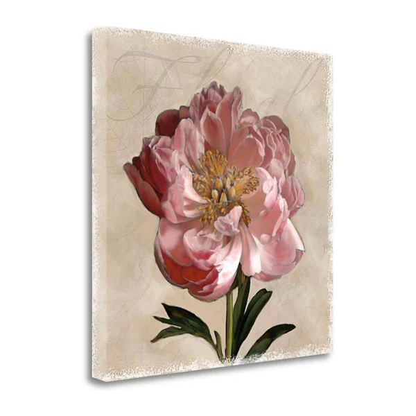 Peony I by Janel Pahl Fine Art Giclee Print on Gallery Wrap Canvas