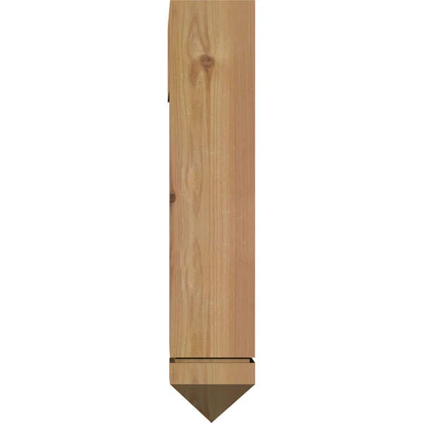 3 1/2 inchw x 18 inchd x 20 inchh Avery Arts & Crafts Ironcrest Smooth BRACKET - Western Red Cedar (1 1/2 inchw x 10 inchd x