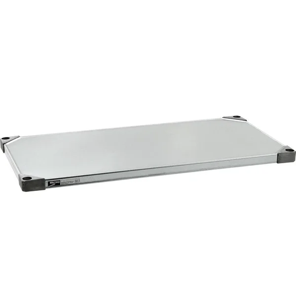 Metro 14x22 x 30x22 Stainless Steel Solid Shelf - Super Erecta 1430FS
