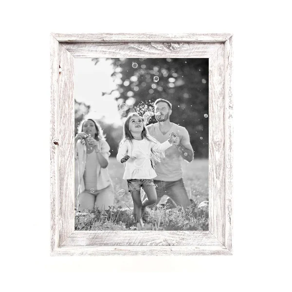 Rustic Farmhouse Signature Picture Frame - White Wash 12x12