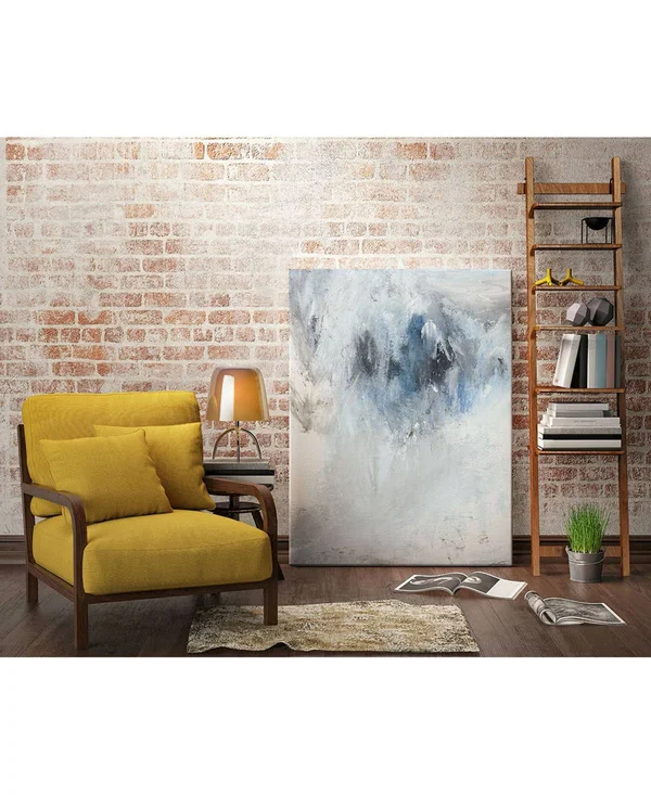 CLICART 22 in. x 28 in. Winter Wonderland II by Pi Studio Wall Art - White/ Blue