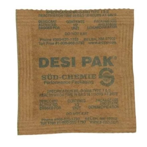 Box Partners 3 x 3 x 1/4x22 Kraft Clay Desiccant Bags - 5 Gallon Pail DES103