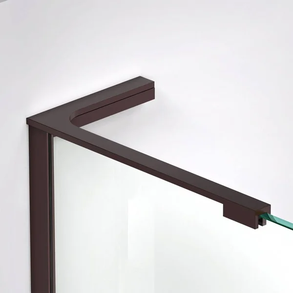 DreamLine L-Bar Support Bracket 12-in (Left Wall Installation) for 10mm (3/8-in) Glass in Oil Rubbed Bronze, SHDRAC20023L06