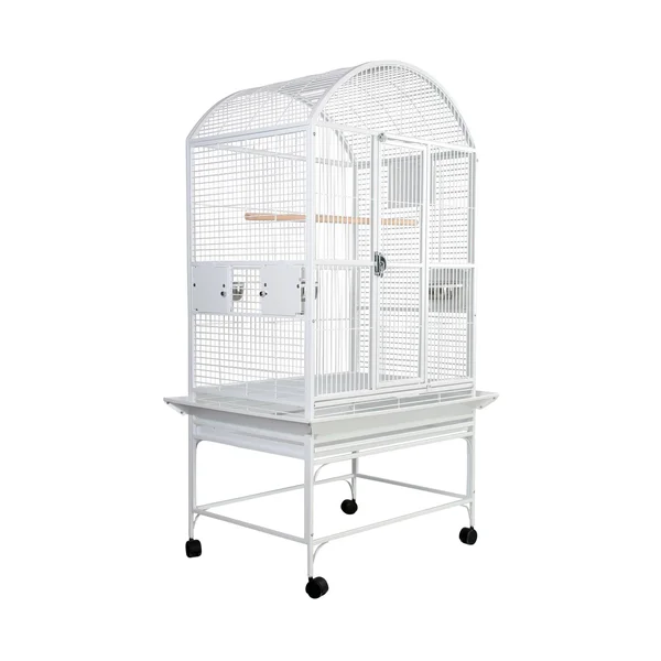 Au0026E Cage 9003223 White Dome Top Bird with 3/4x22 Bar Spacing - 32x22 x 23x22