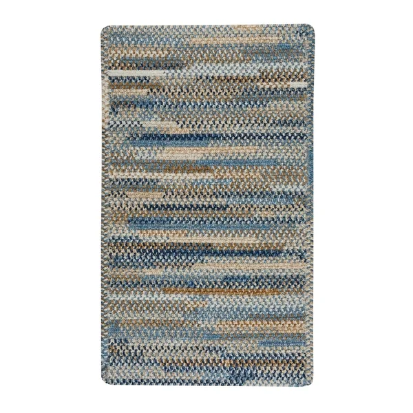 Capel Habitat Deep Red 0302_510 Braided Rugs - 7& 6x22 x 7& 6x22 Rectangle