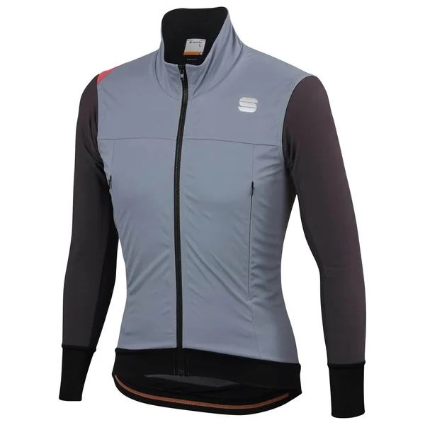 Sportful Fiandre Strato Wind Jacket - L - Cement/Anthracite
