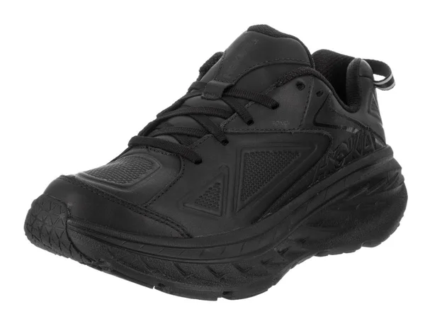 Hoka One One Women's Bondi Leather Shoe - 5 - Black
