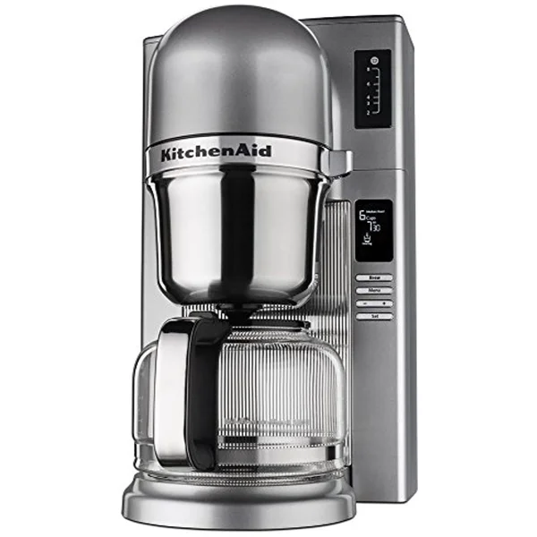 KitchenAid RKCM0802MS (Certified Refurbished) Pour Over Coffee Brewer, Medallion Silver