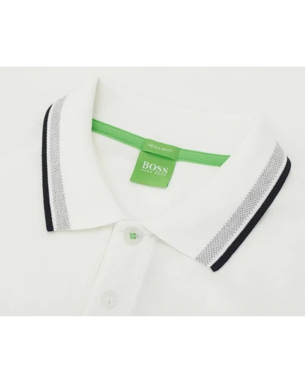 Boss Athleisure Paddy Polo T Shirt White