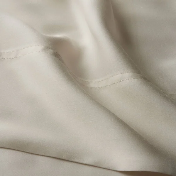 Legends Hotel Tencel Lyocell Sateen Flat Sheet - Sterling - Gray, Size Queen, The Company Store