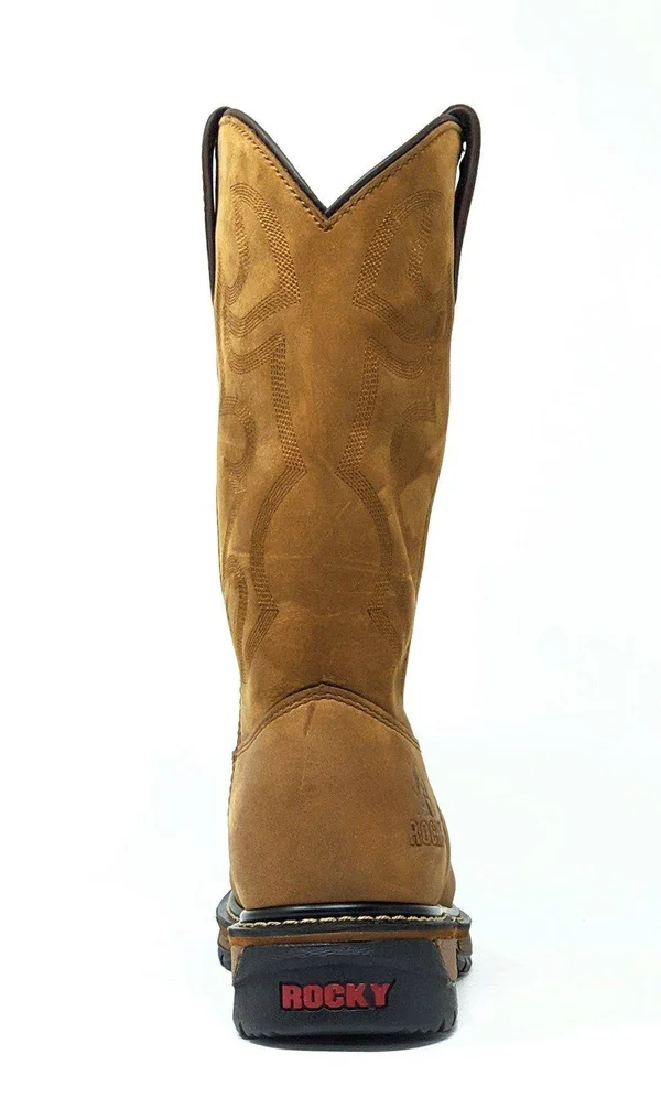 Rocky Original Ride Branson Steel Toe Waterproof Western Boots