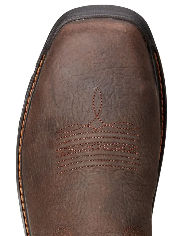 Ariat Men's Composite Toe Intrepid VentTEK Work Boot - Brown/Orange
