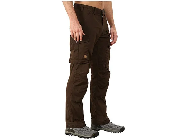 Fjallraven Vidda Pro Trousers Long Olive - Mens G-1000 Full-Length Trousers, Size 44 - Color Dark Olive