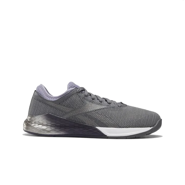 Reebok Women's Nano 9 Training Shoes - Grey/Violet/White, 10