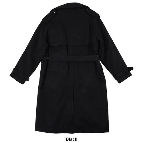 London Fog - Iconic Trench Coat - Black - 46R - Men's