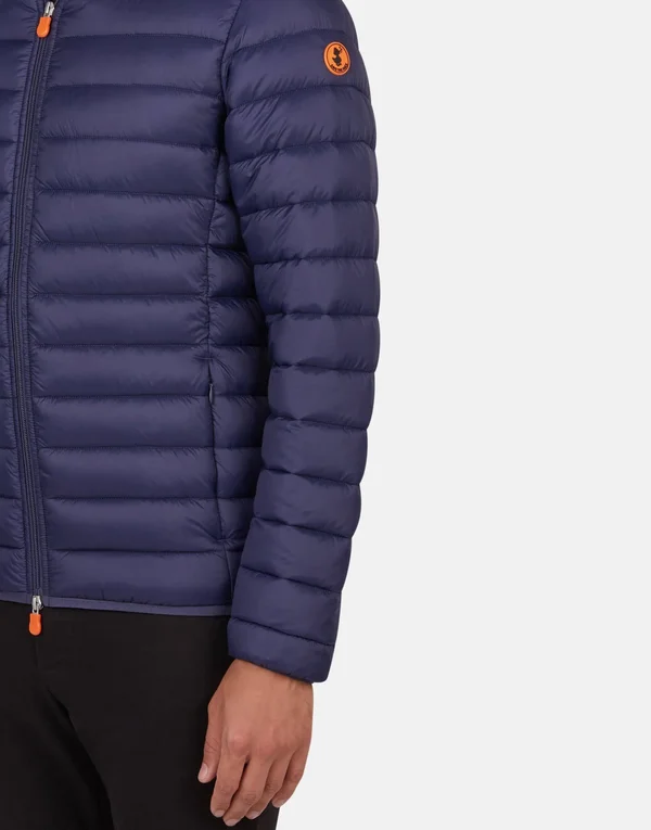 Save The Duck Basic Hooded Jacket, Blue, Regular S