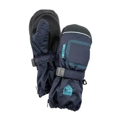 Hestra Baby Zip Long Mitts Kids Grey Print