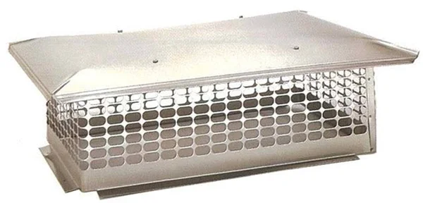 The Forever Cap 9 in. x 35 in. Fixed Stainless Steel Chimney Cap