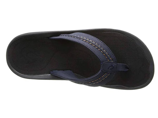 Olukai Men's Hokua - 7, Trench Blue/Black