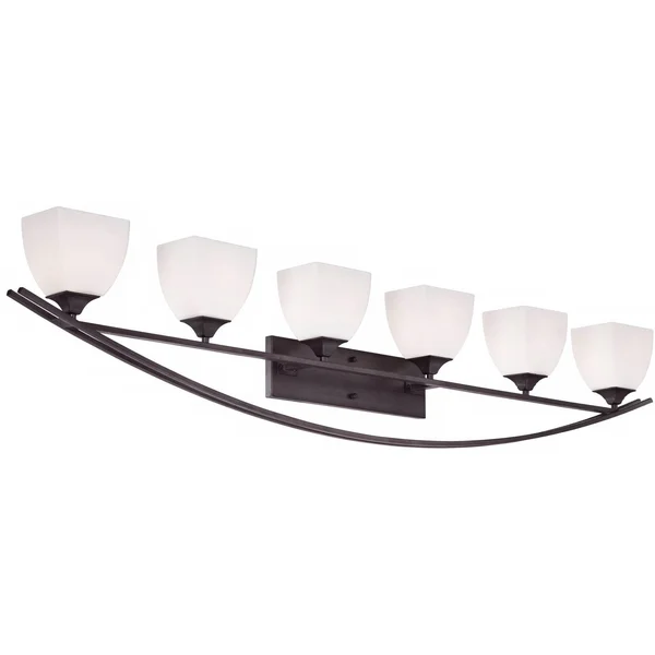 Jenisen Arch 62 3/4x22 Wide Bronze Bathroom Light