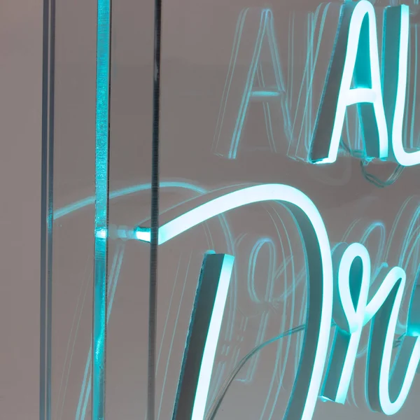 It Was All A Dream Neon Acrylic Box LED Sign