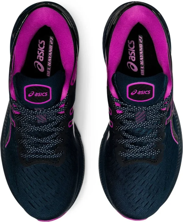Asics Gel-Kayano 27 Lite-Show Running Shoes Blue Pink Women - 37