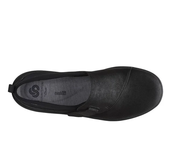 Women's Clarks Sillian 2.0 Ease Slip-On - Size: 10 W, Black