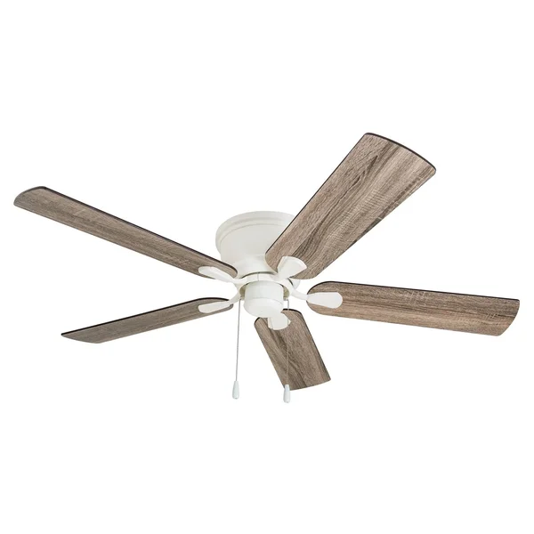 The Gray Barn Dalmeny Indoor Hugger Ceiling Fan - 52 - White - Hardwired 30879236