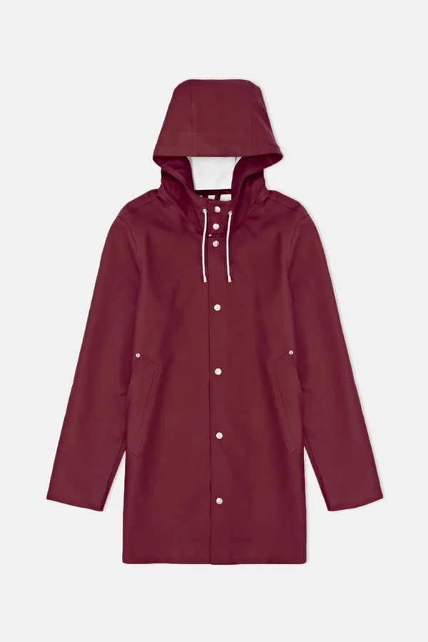 Stutterheim Stockholm Raincoat - Burgundy
