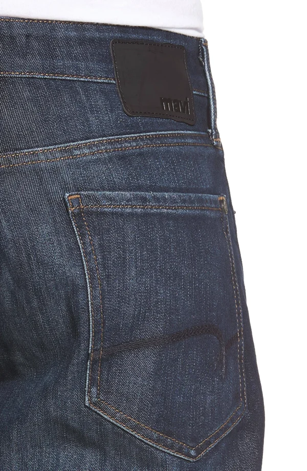 Mavi Matt Relaxed Straight Leg in Dark Stanford Jeans - Blue
