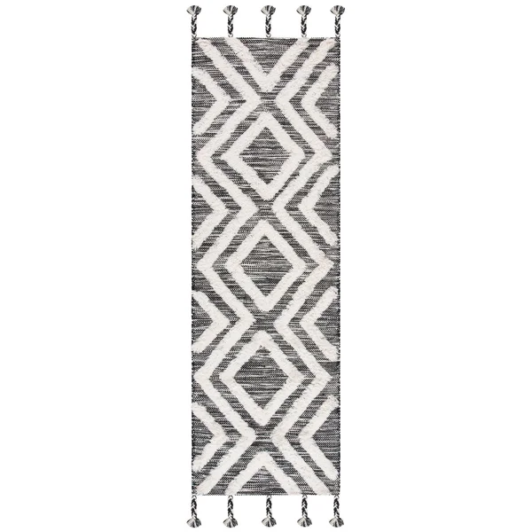 Safavieh Kenya Rug Collection KNY331Z - Black, Ivory - 8& x 10&