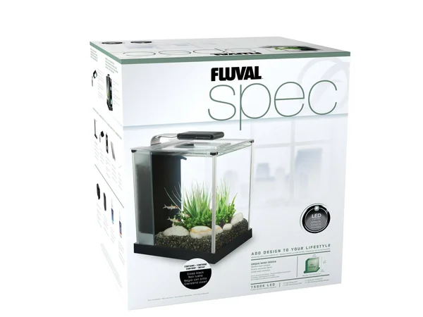 Fluval Spec III Aquarium Kit - 2.8 Gallon - Black