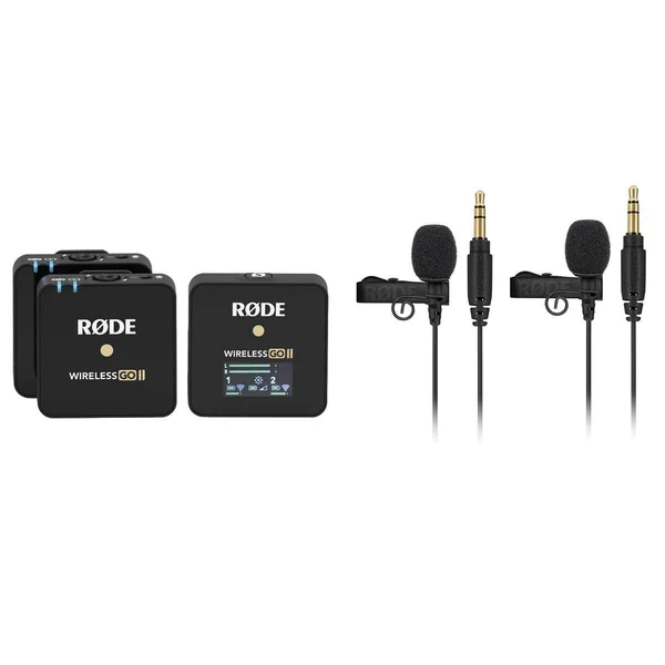 Rode Microphones Wireless Go II Compact Microphone System w/2x Rode Microphone