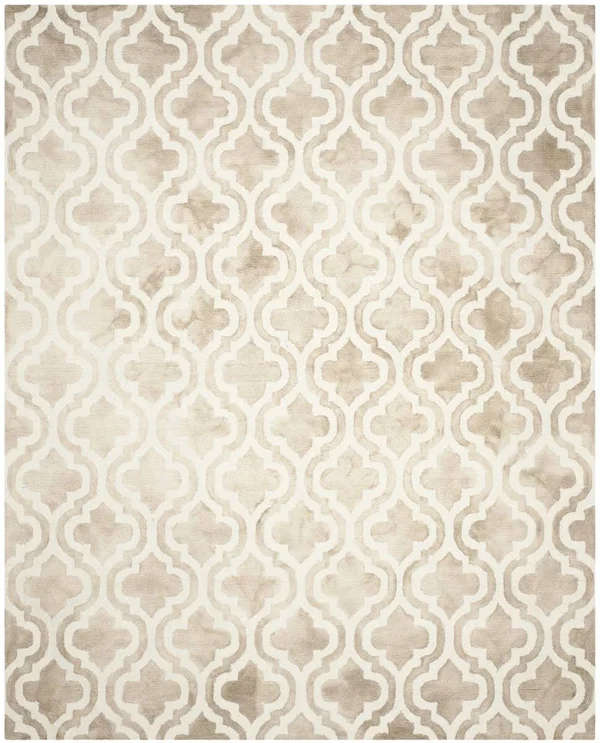 Safavieh 10& x 14& Dip Dye DDY537G Beige - Ivory Rug