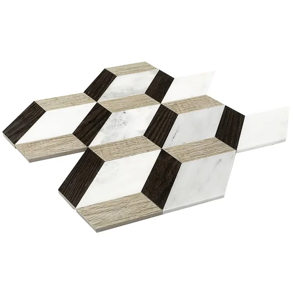 Tilebar Hawthorne Albescent Marble & Porcelain Tile