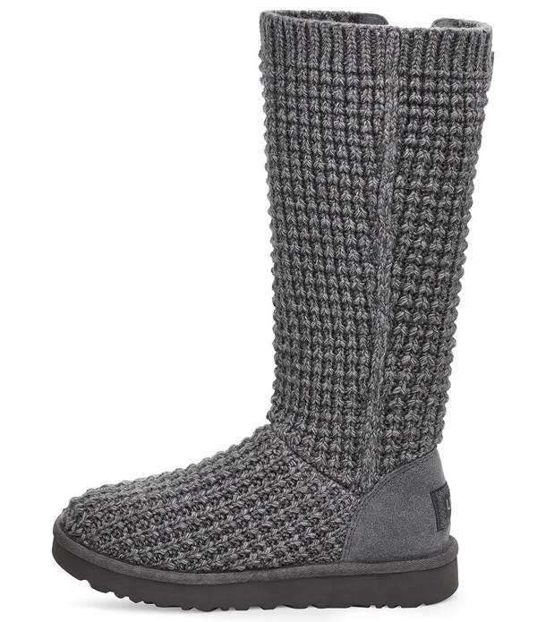 Ugg Women's Classic Solene Tall Knit 1112478 - 9 - Black
